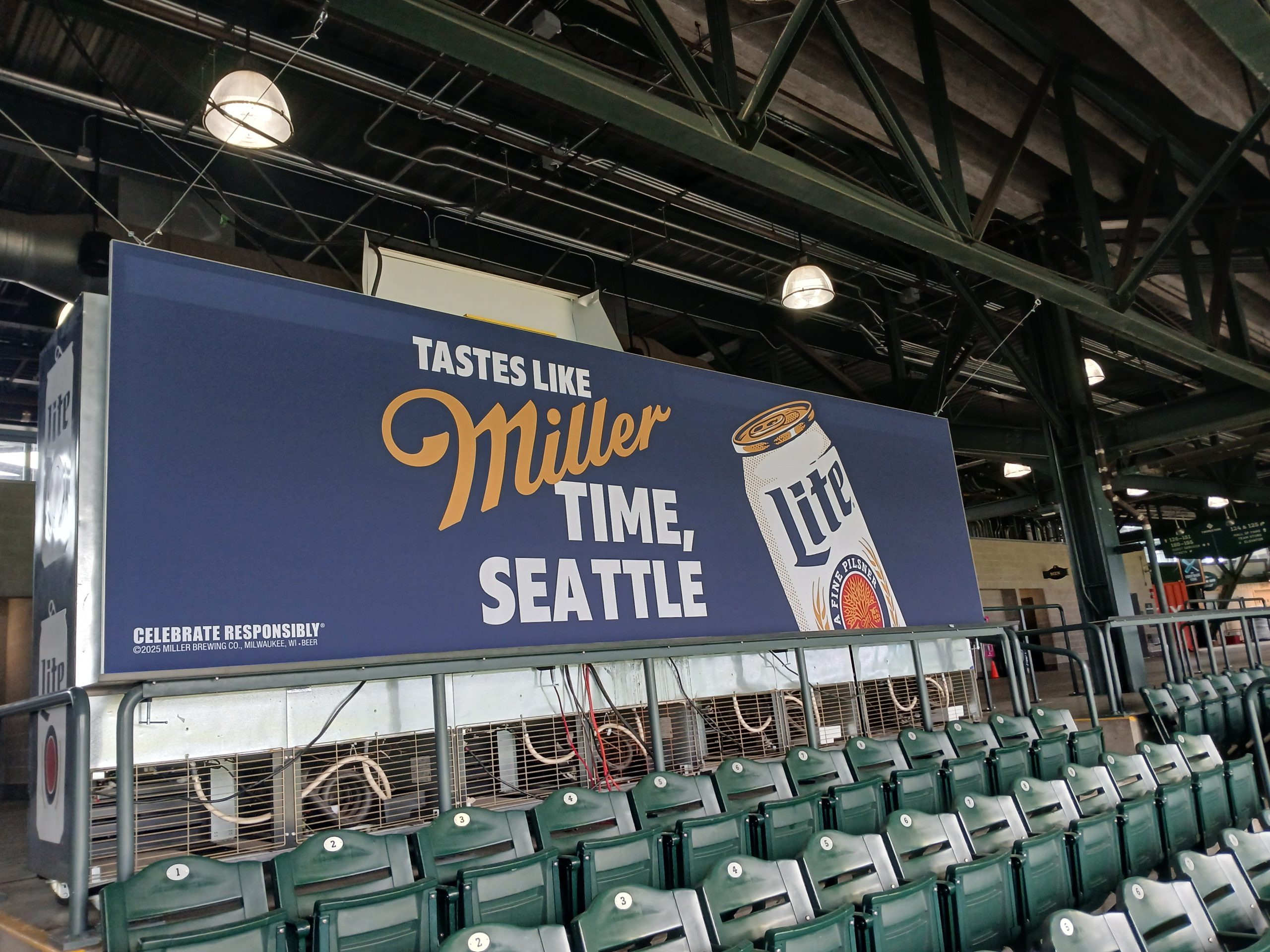Advertisement for miller lite print