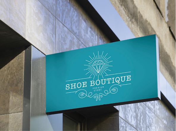 Sign for a shop